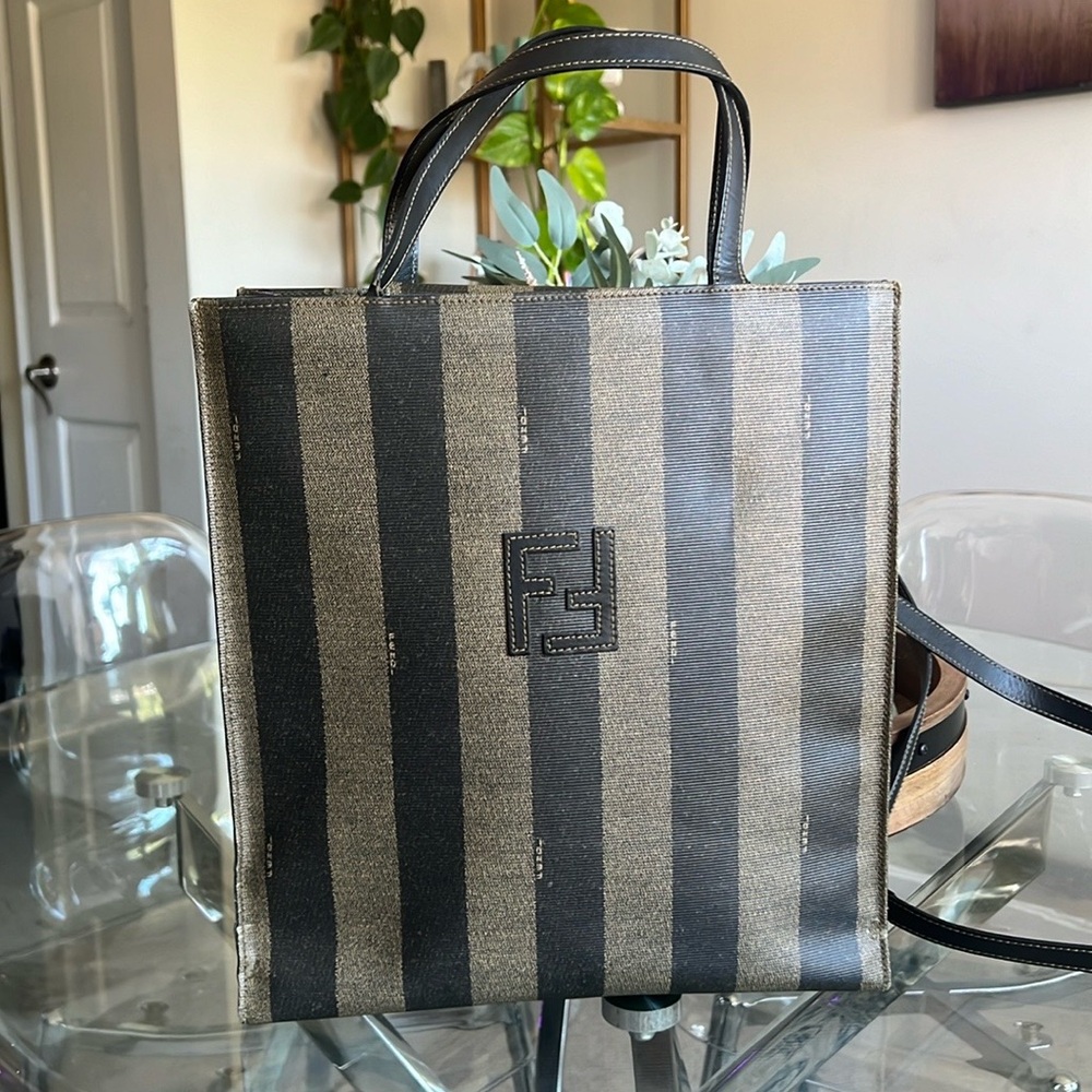 Authentic Fendi hand bag/ backpack with removable straps.
